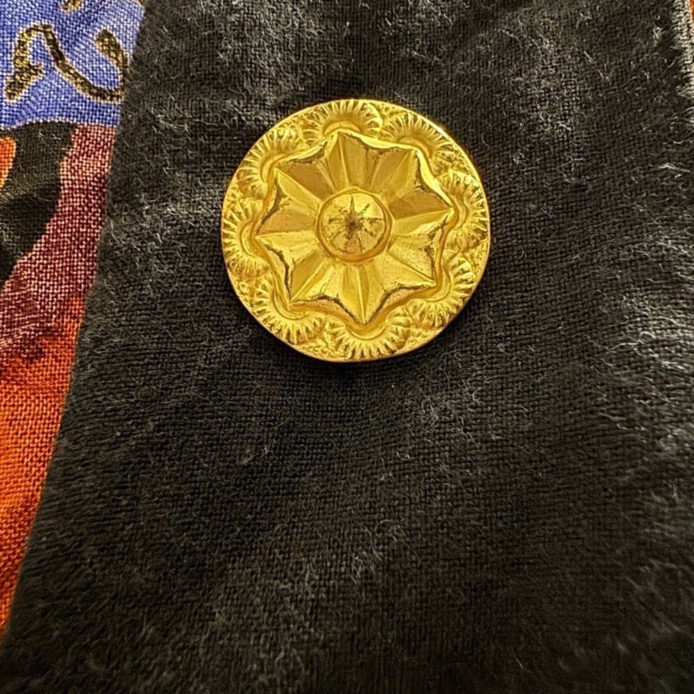 SHARON ANTHONY Vintage Art To Wear Cardigan Bold Boho Artsy Buttons - Picture 4 of 11